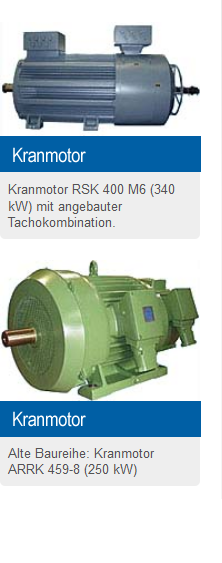 Kranmotor von AEM